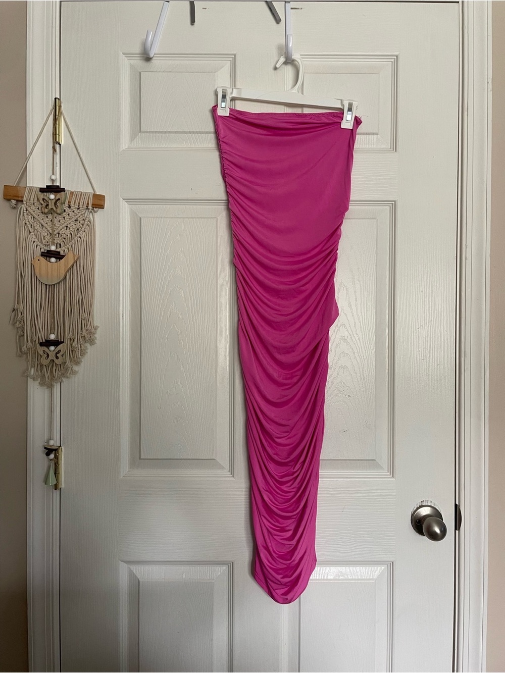 Sincerely Jules Fuchsia Ruched Women’s Bodycon Dress size Medium